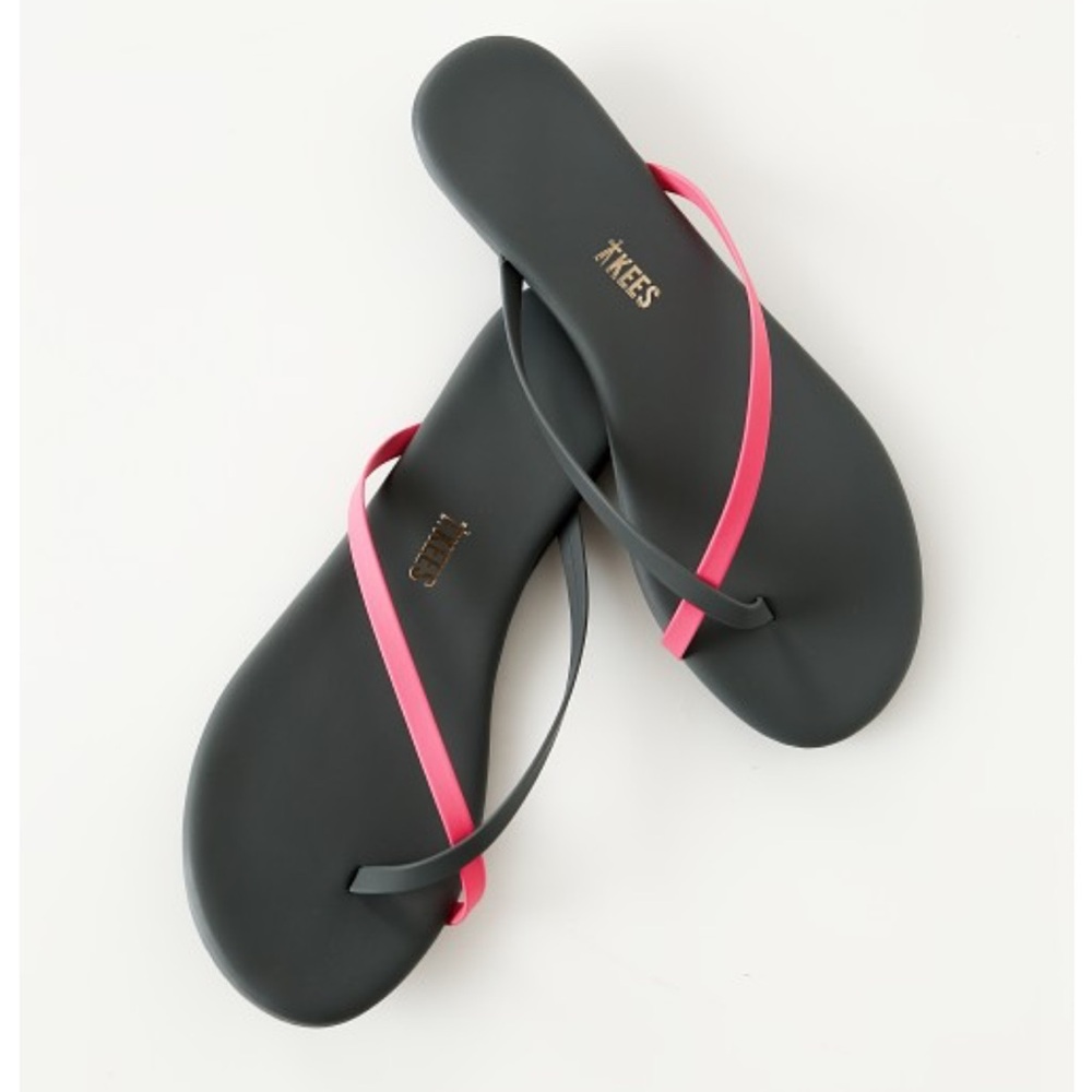 Tkees Riley Sandal Neon Pink Women’s Size 5